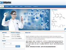 Tablet Screenshot of debyetec.com